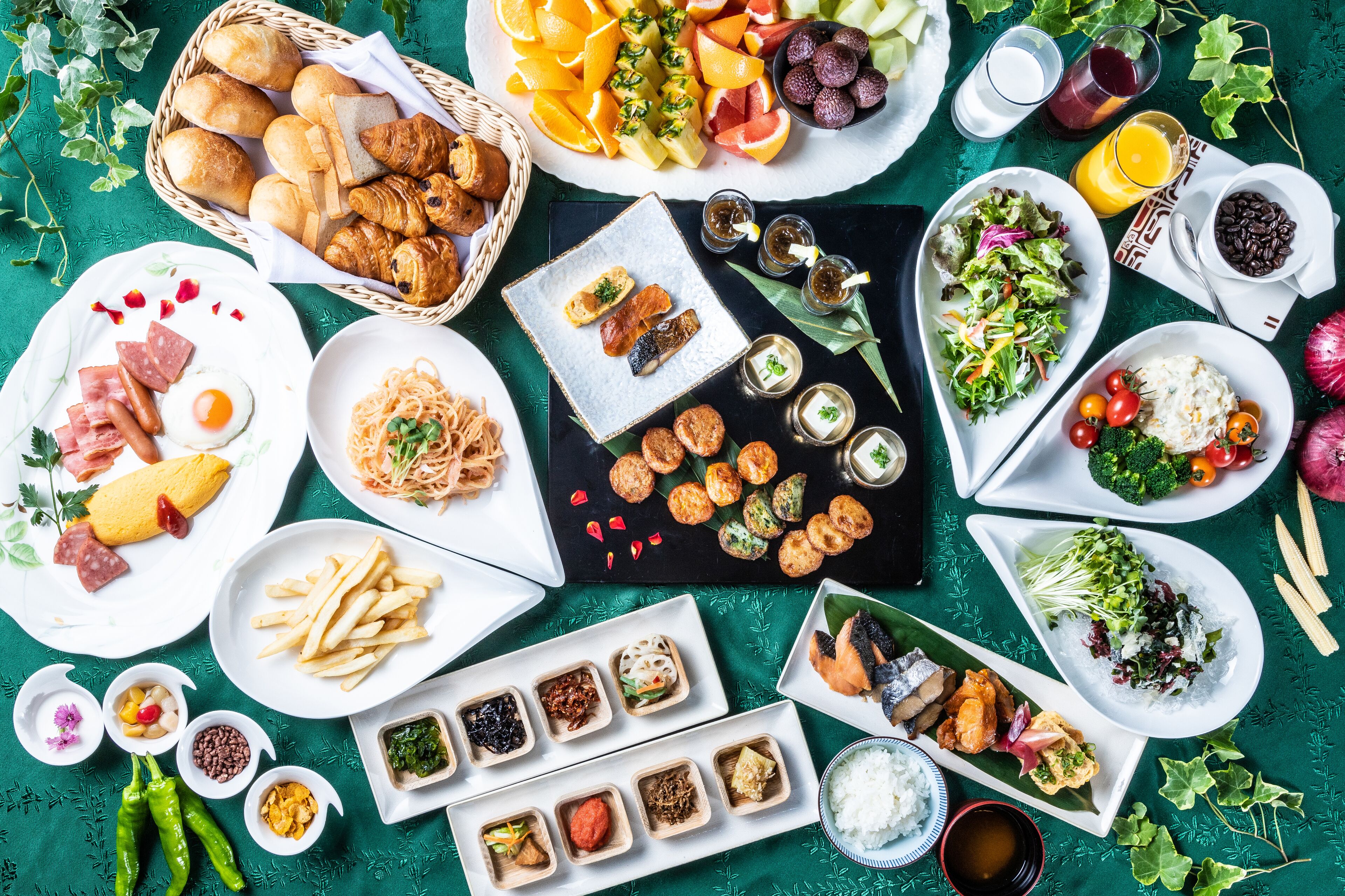 朝食ビュッフェ