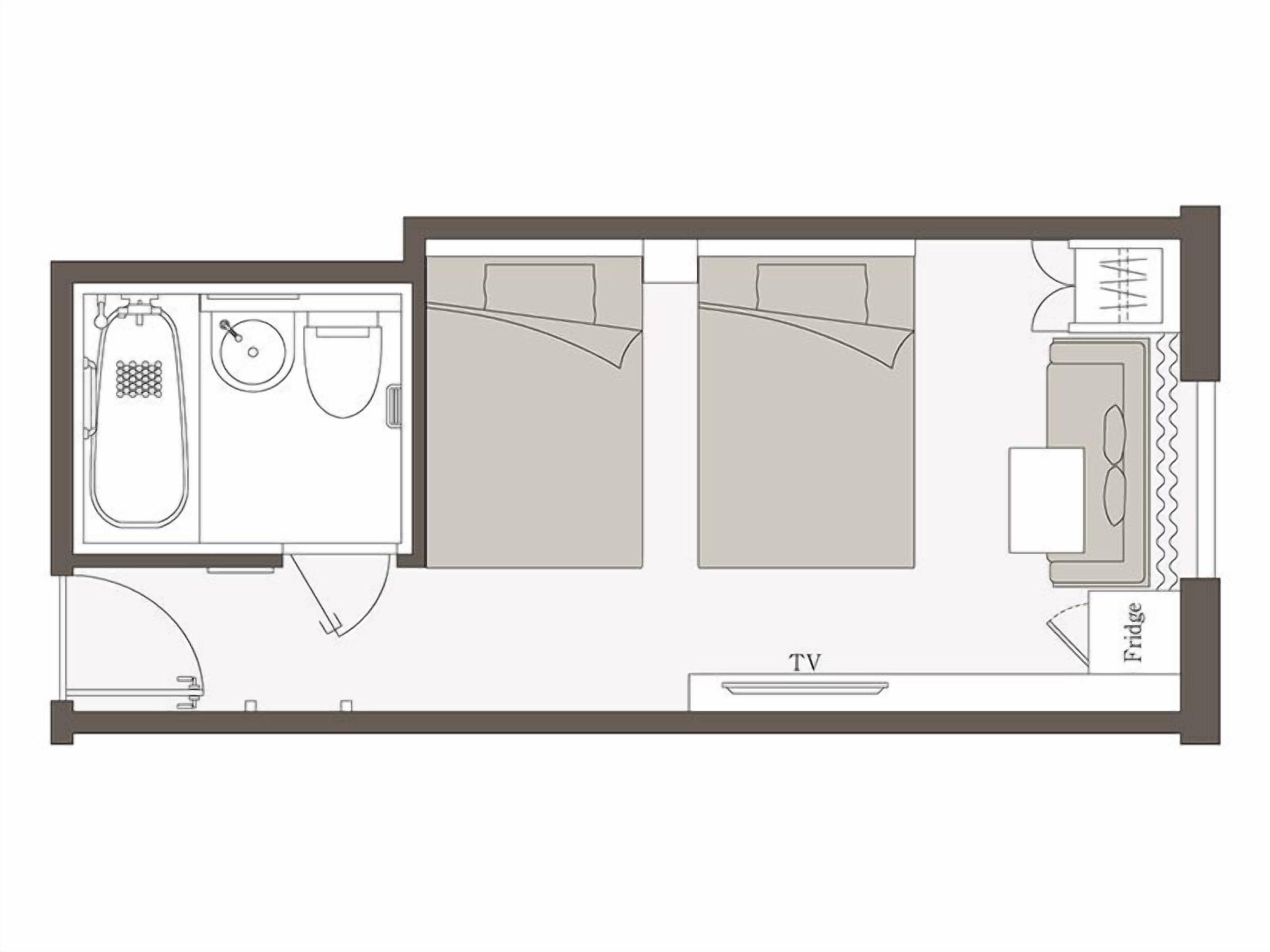 1 bedroom, down duvets, desk, free wifi