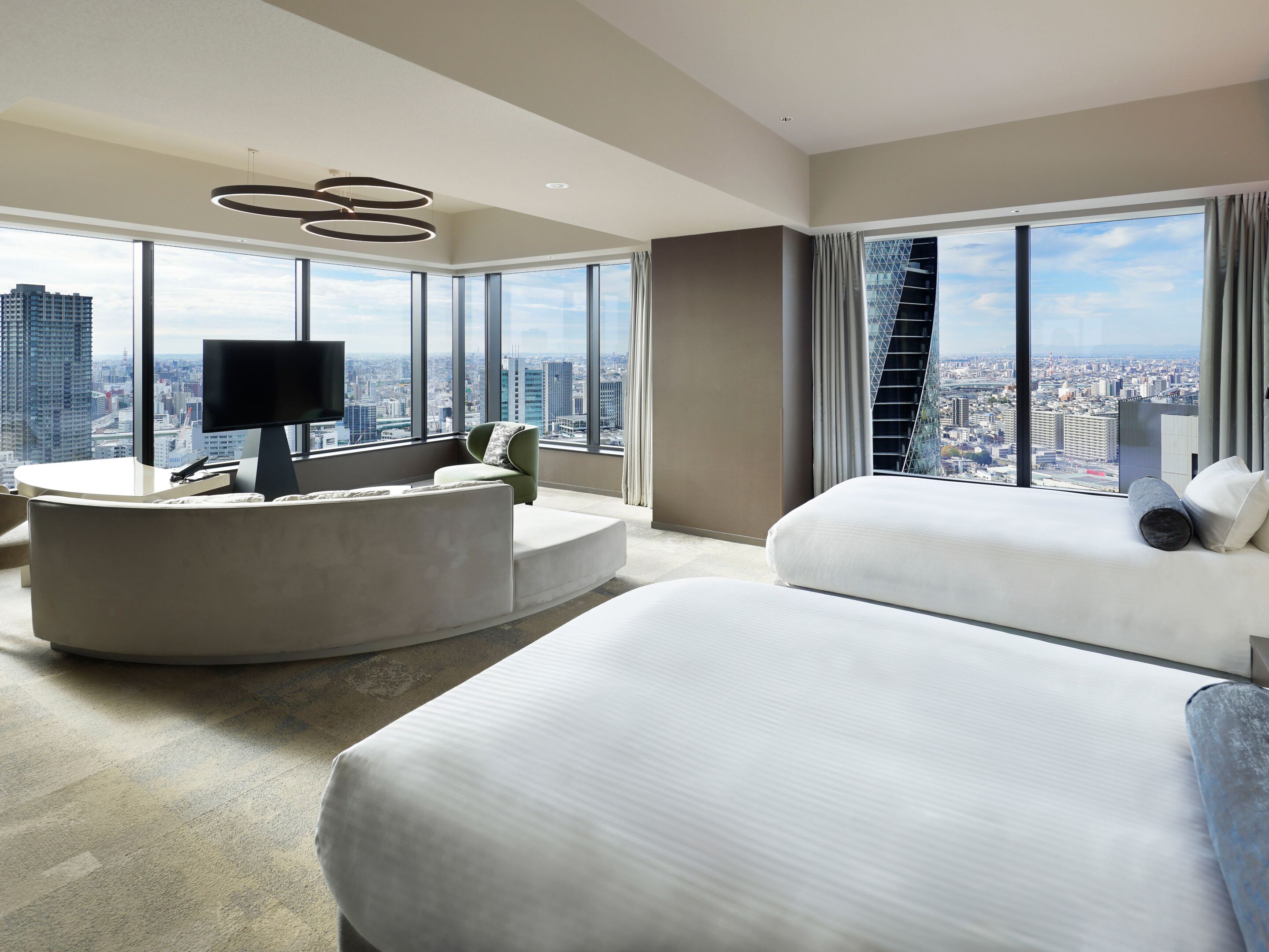 Junior Suite , 2 beds , Non Smoking | In-room safe, blackout curtains, free WiFi, bed sheets