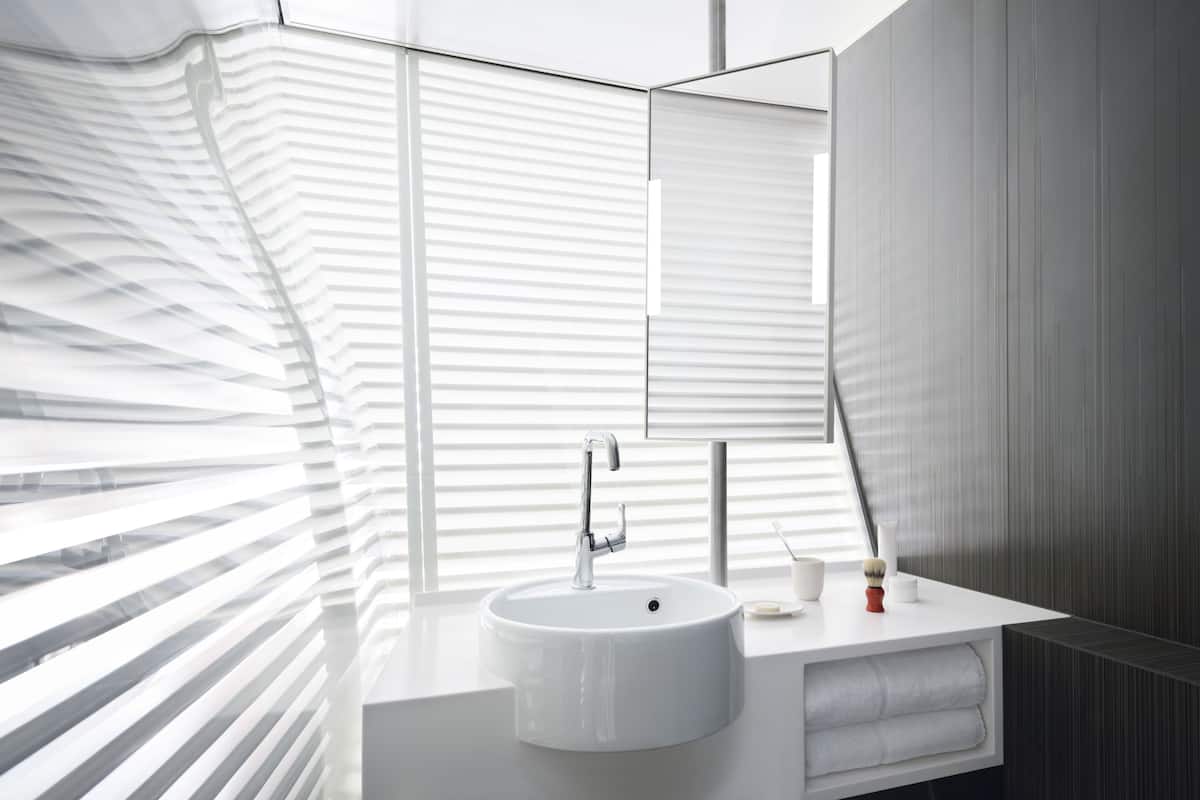 shower, rainfall showerhead, eco-friendly toiletries, hair dryer