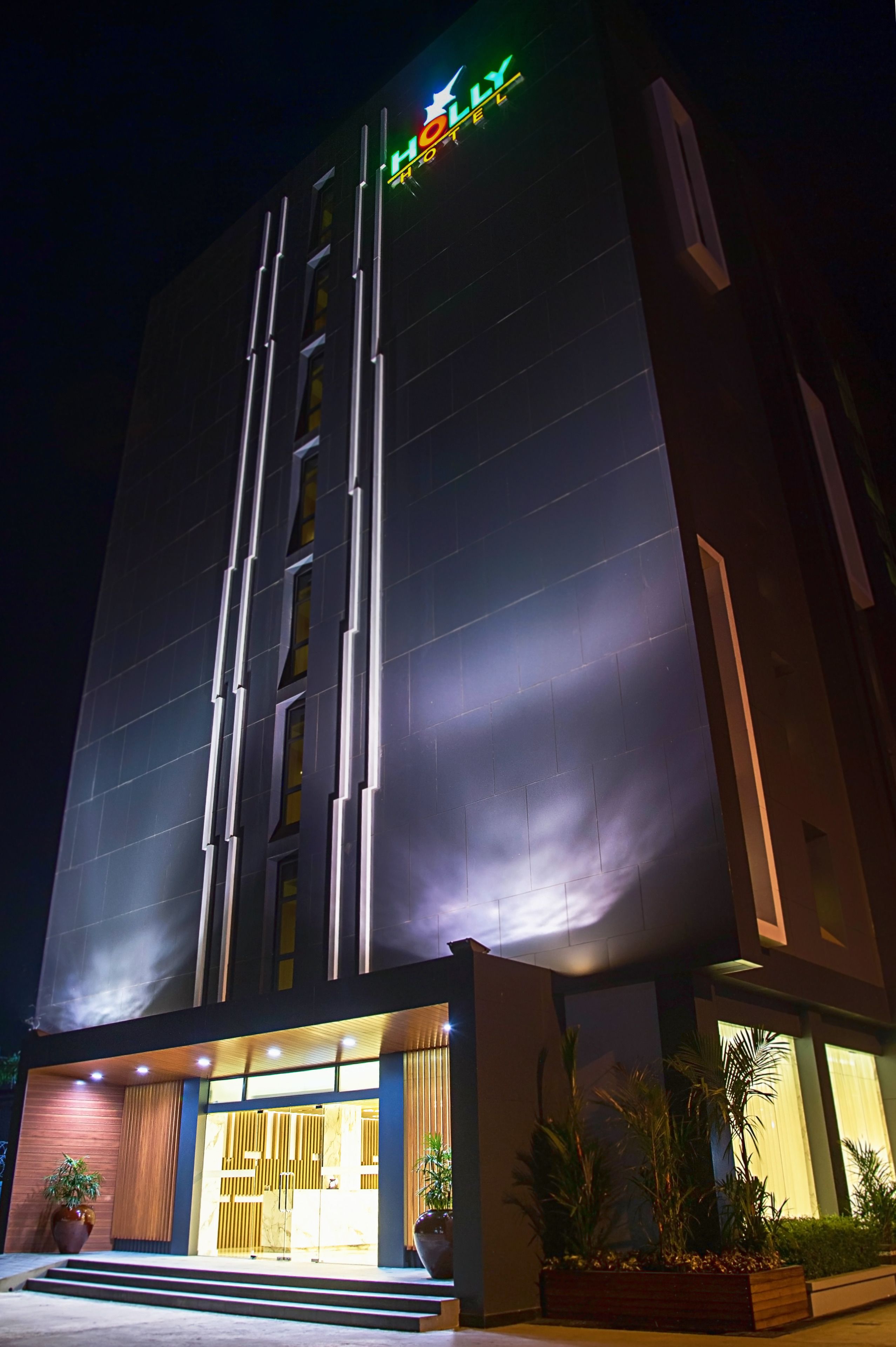 front of property – evening/night