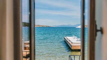 Seaside Suite Stone Medium | 1 bedroom, minibar, in-room safe, desk