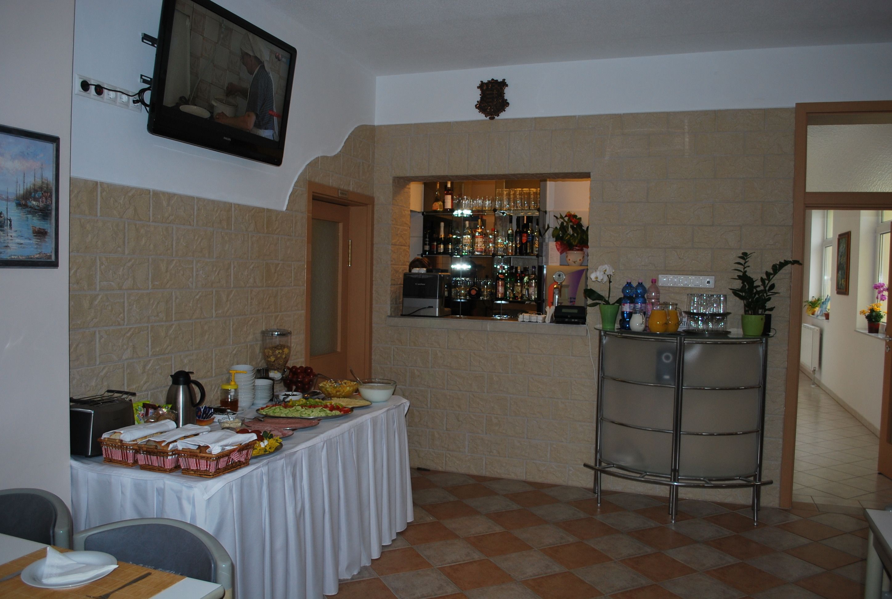 daily buffet breakfast (eur 10.00 per person)