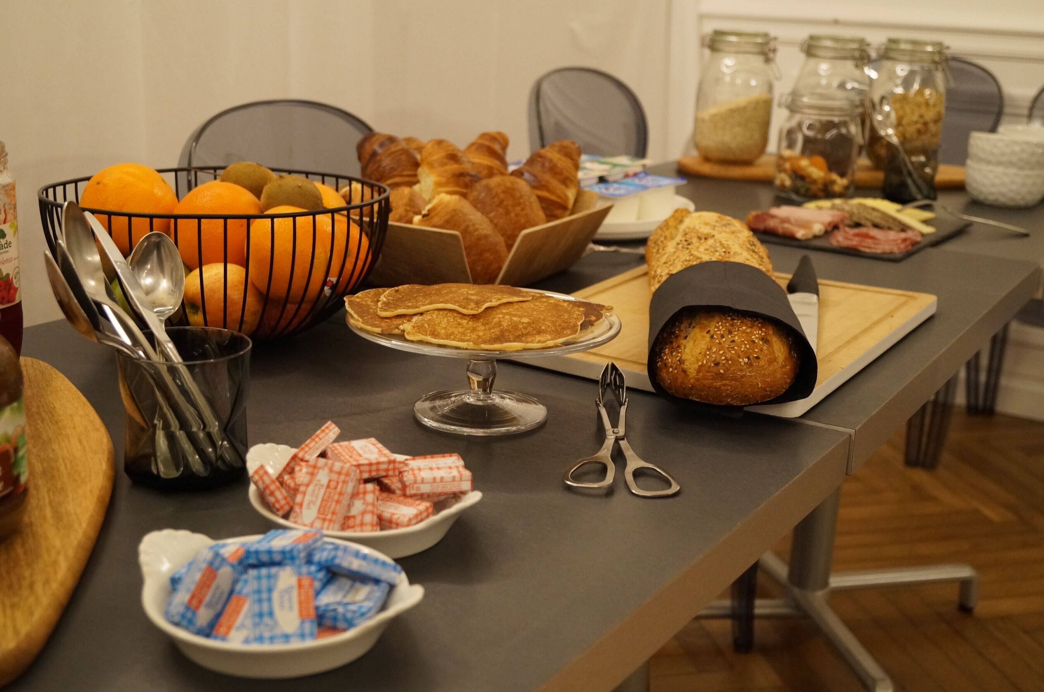 daily continental breakfast (eur 14 per person)