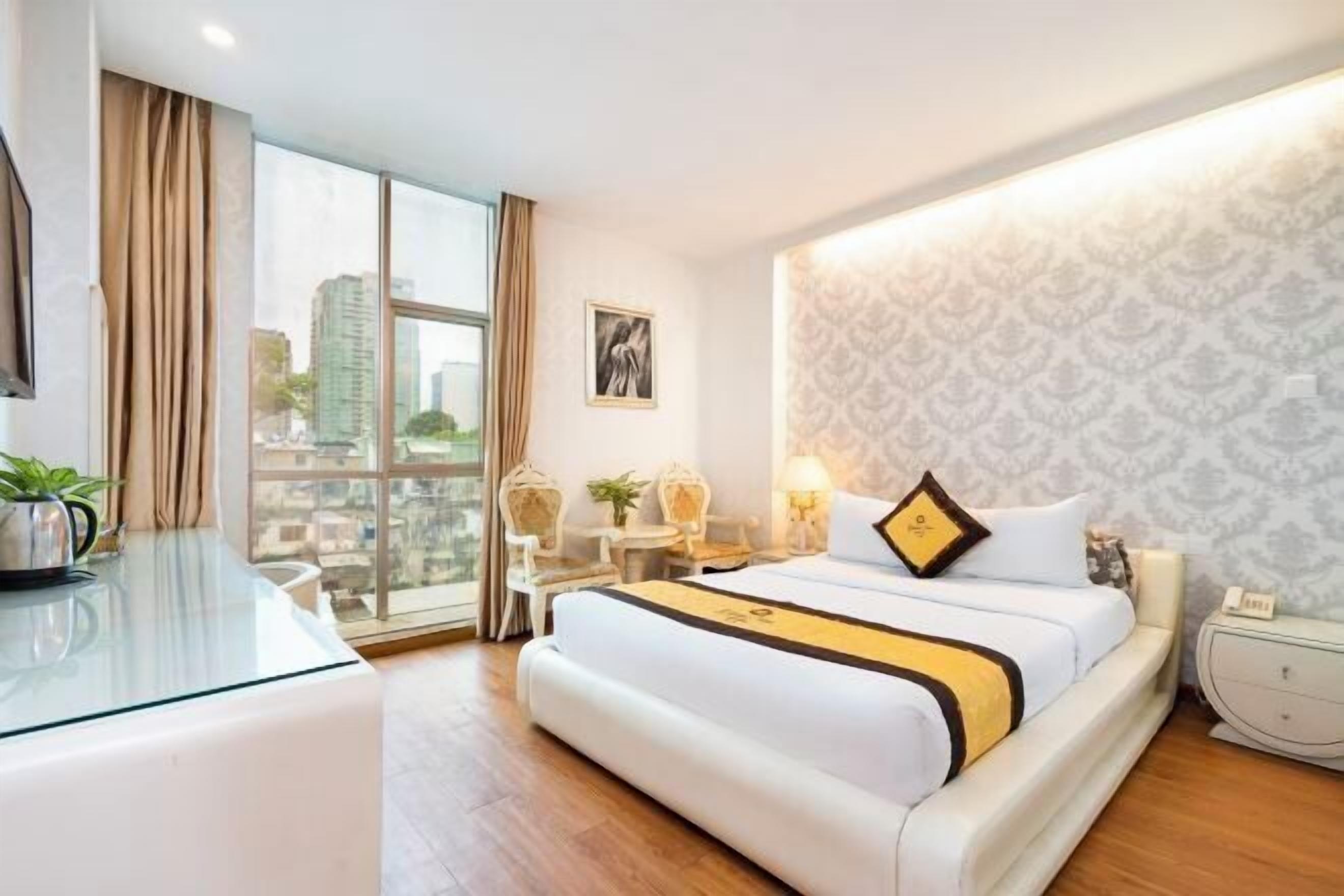 تجهيزات عازلة للصوت وواي فاي مجانًا وملاءات أسرّة