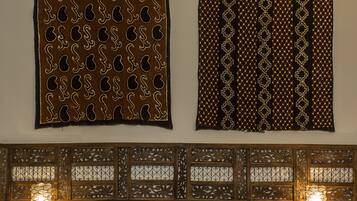 Down duvets, memory-foam beds, desk, soundproofing