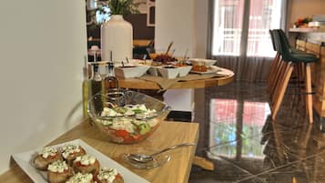 Daily buffet breakfast (EUR 10 per person)