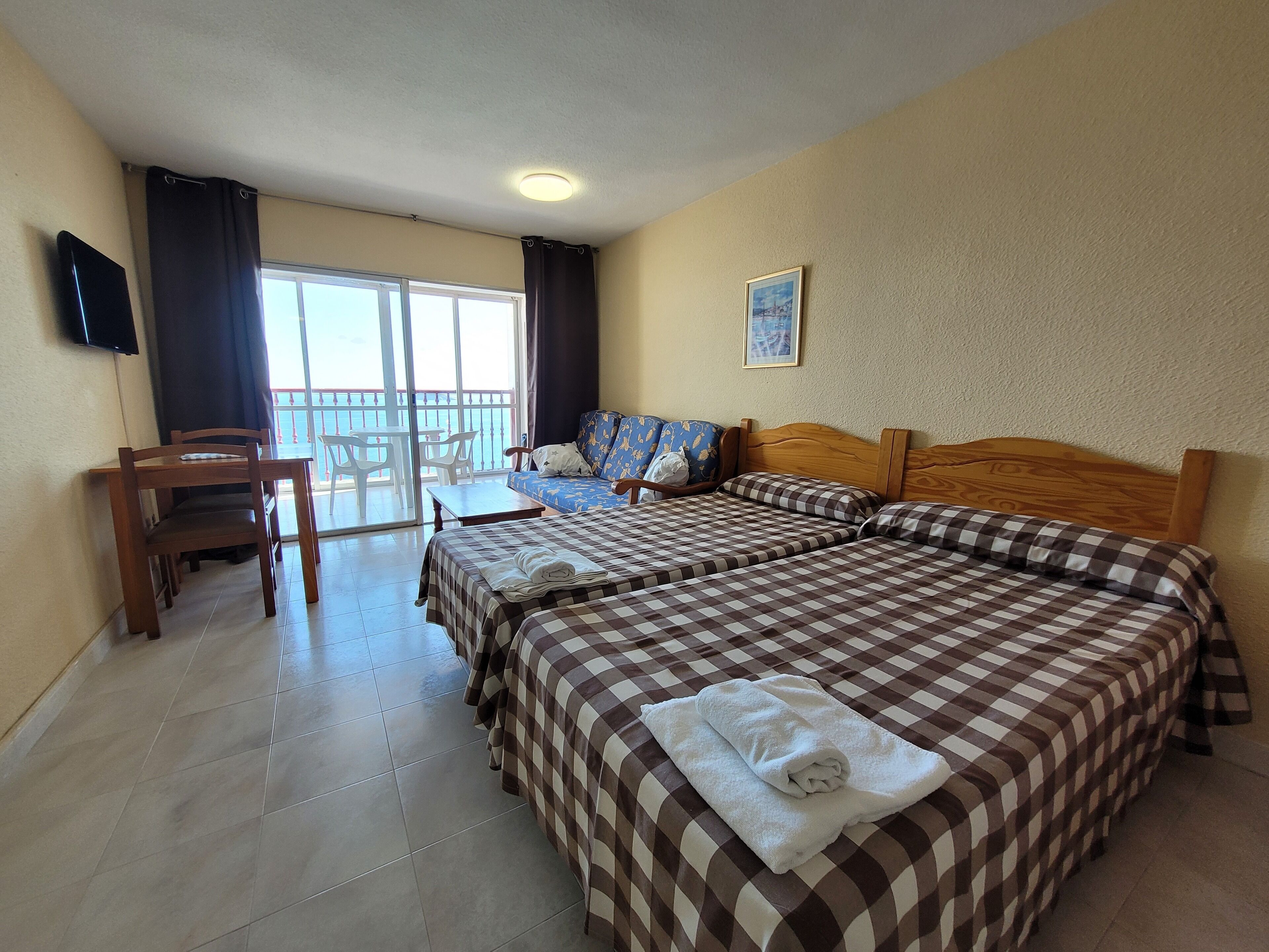 Blick von der Unterkunft