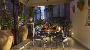 Blick von der Unterkunft