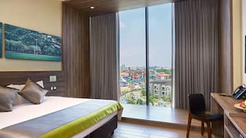 Desk, iron/ironing board, free cribs/infant beds, free WiFi