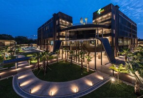 Front of property – evening/night