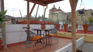 Terrace/patio - Hospedería La Reja (Oaxaca)