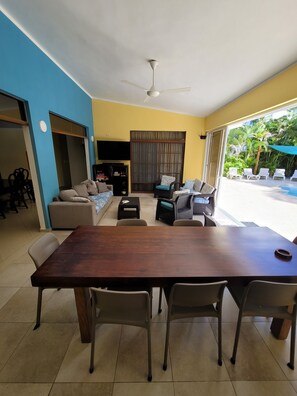 Living area - B&B Pavillion (Sosúa)
