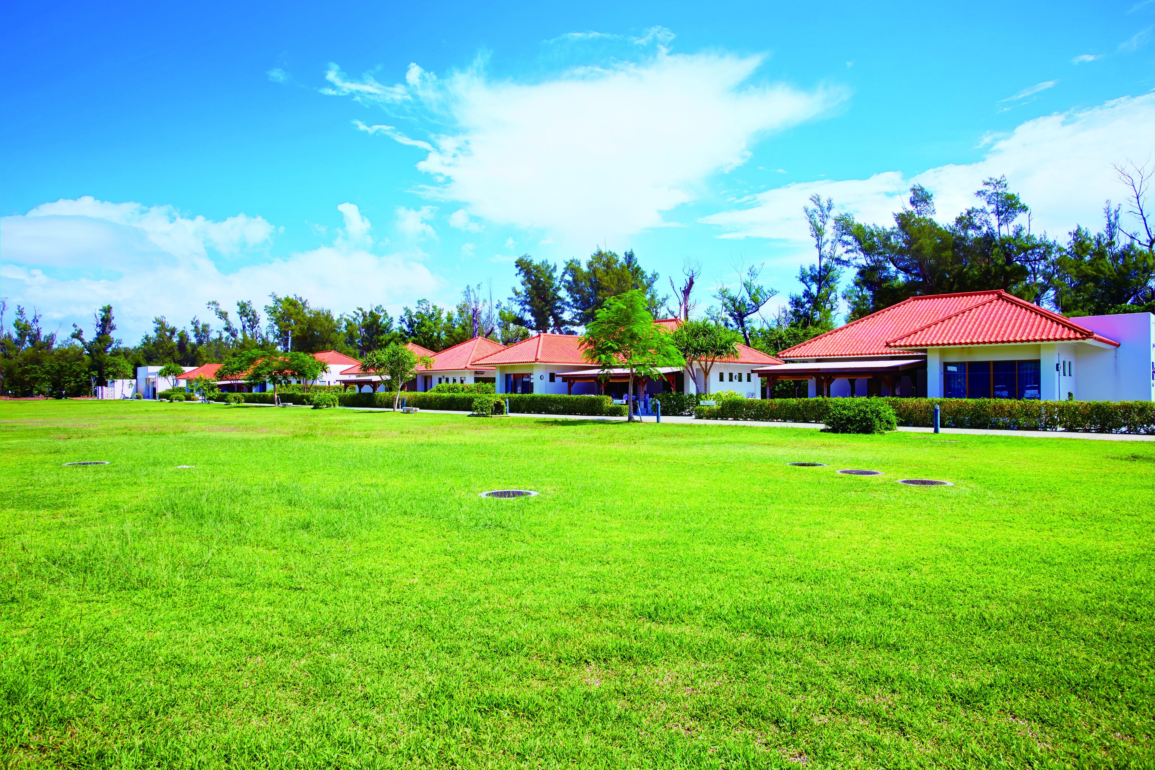 Blick von der Unterkunft