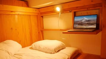 Down comforters, free WiFi, bed sheets