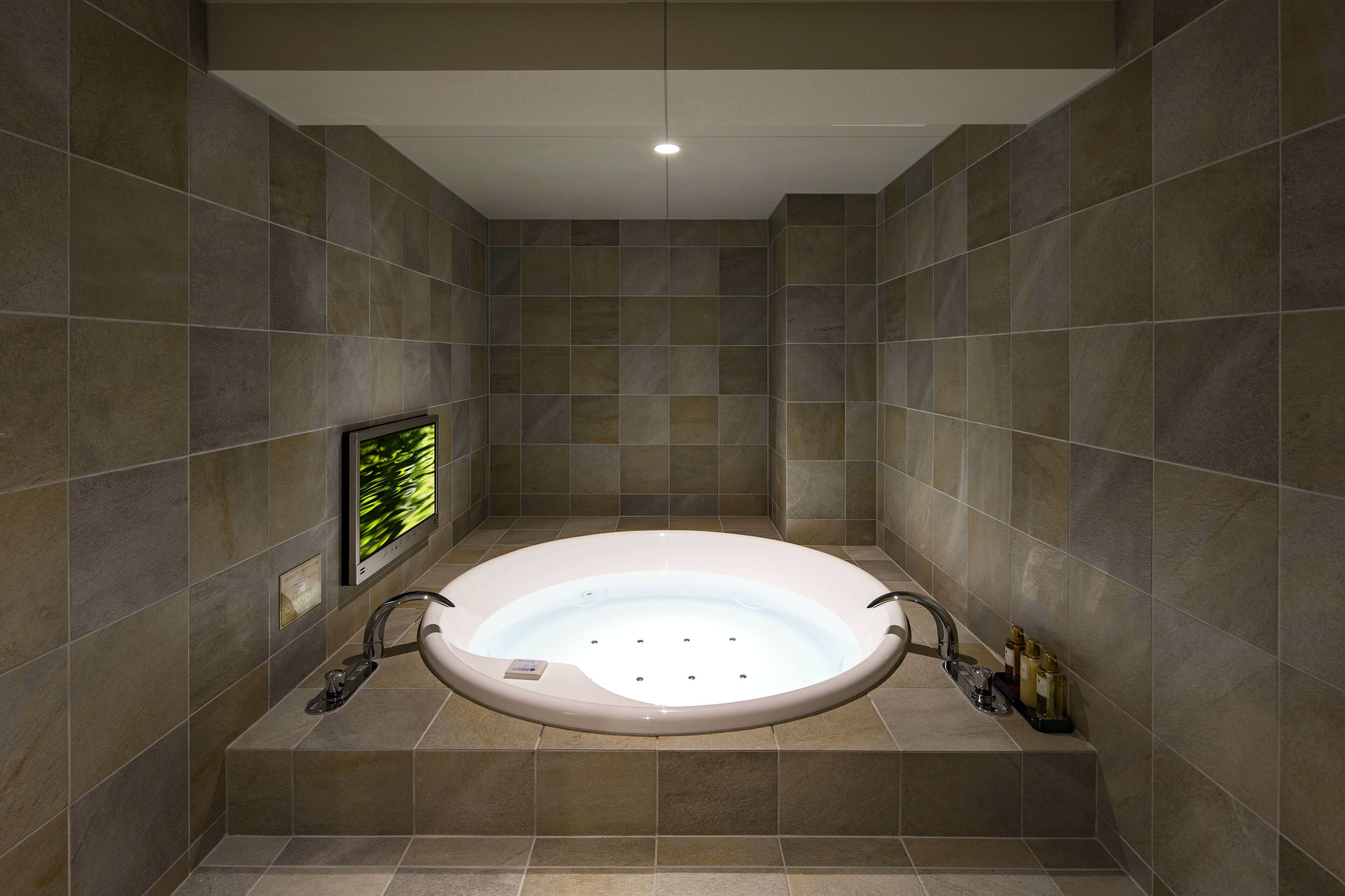design suite, non smoking | bathroom | combined shower/bathtub, deep-soaking bathtub, rainfall showerhead