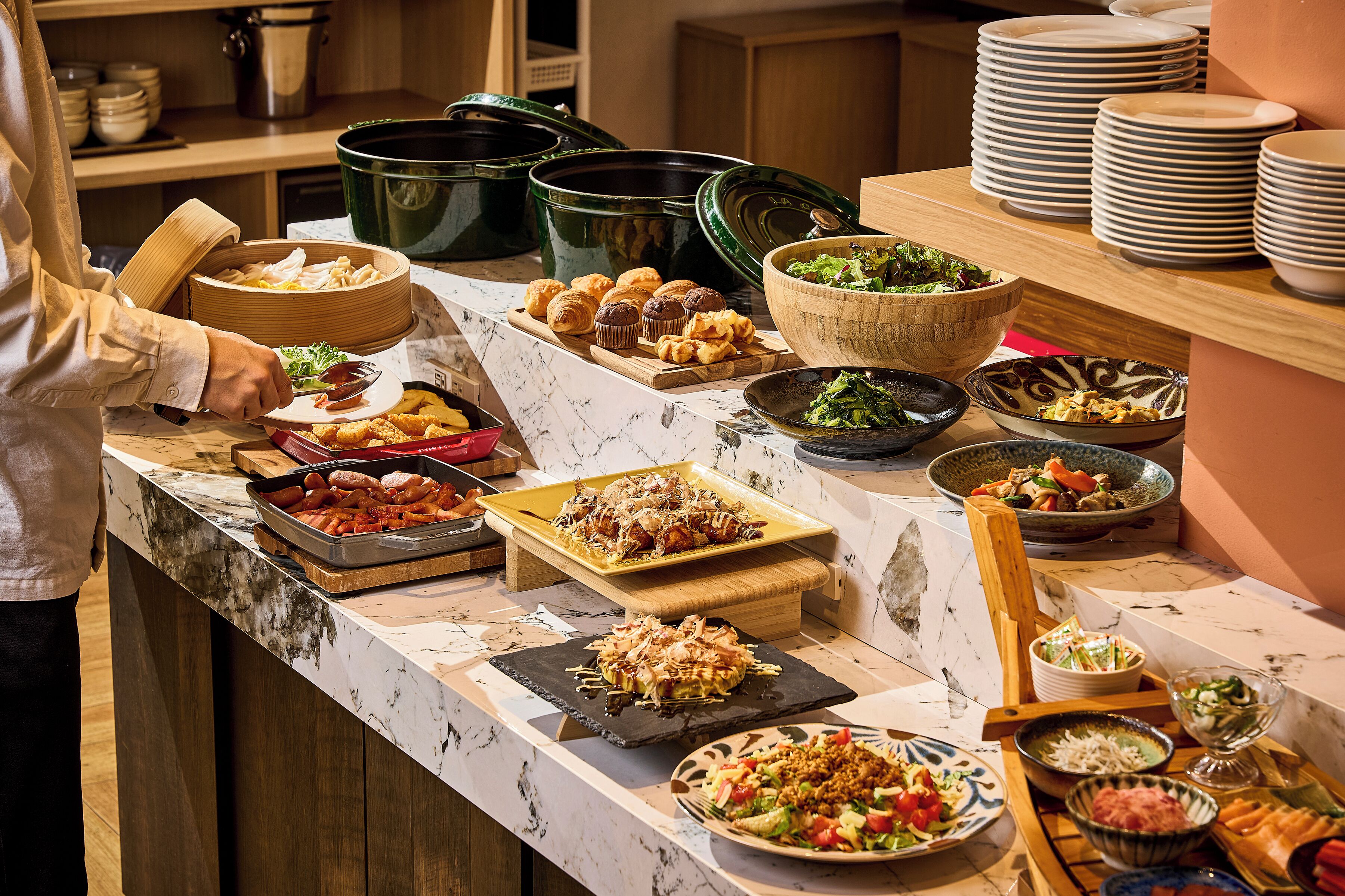 Frukostbuffé varje dag (JPY 2000 per person)