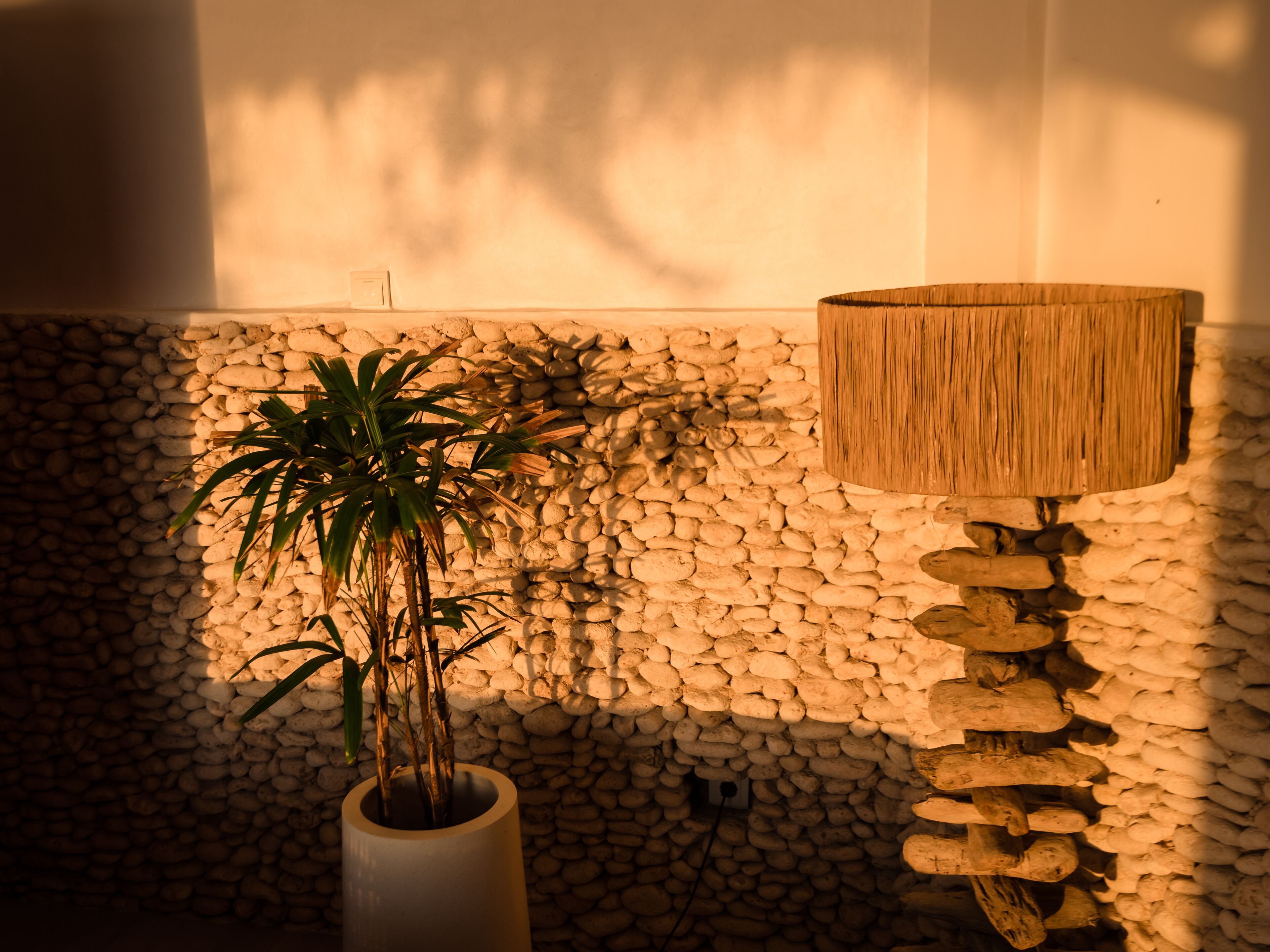 deluxe bungalow | bathroom | shower, hair dryer, towels, soap