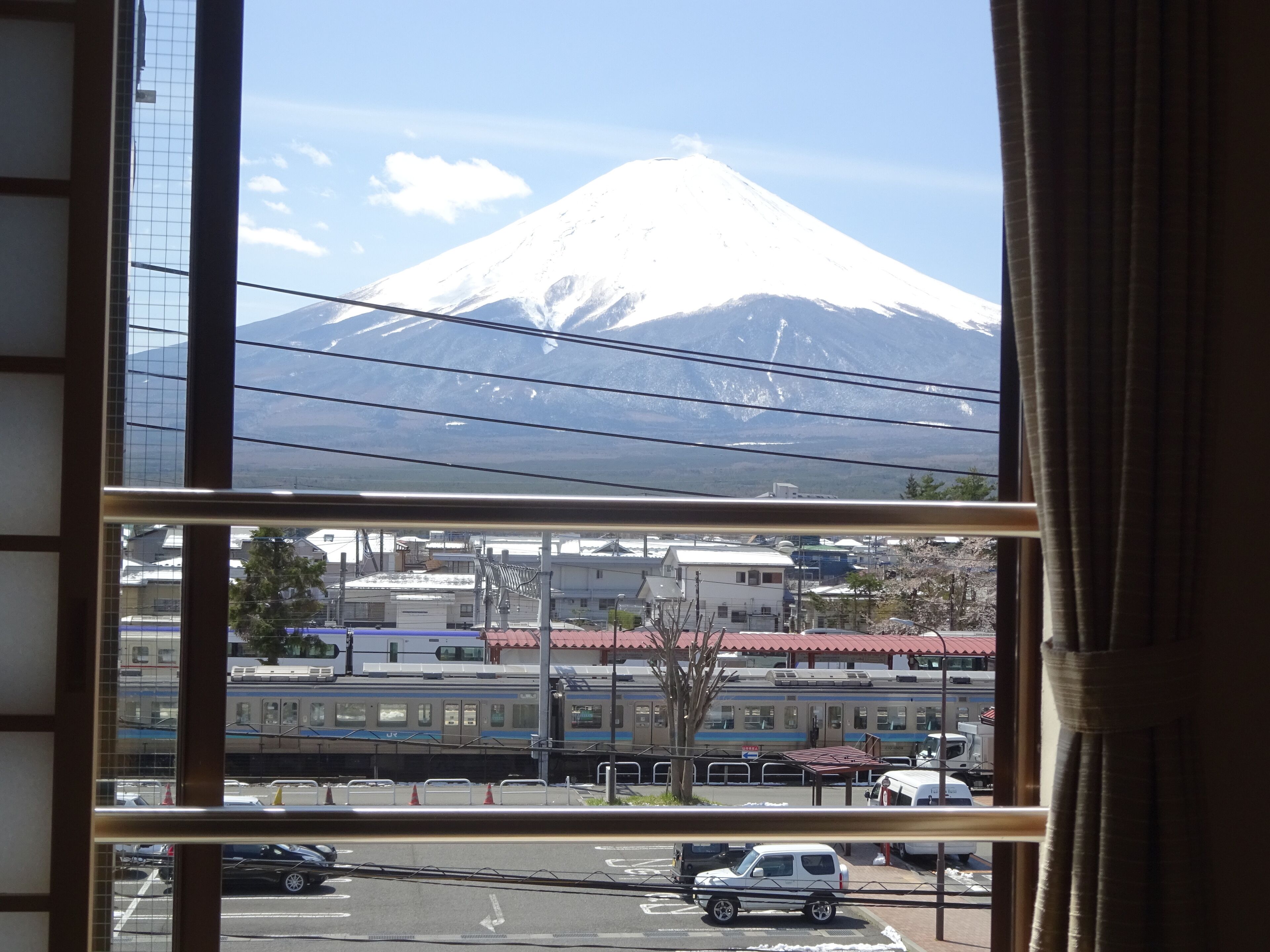 japanese style room, shared bathroom, 1 people | view from room