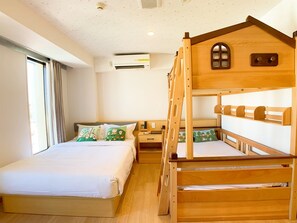 Phòng dành cho gia đình, không hút thuốc | Bàn, truy cập Internet không dây miễn phí, bộ trải giường 