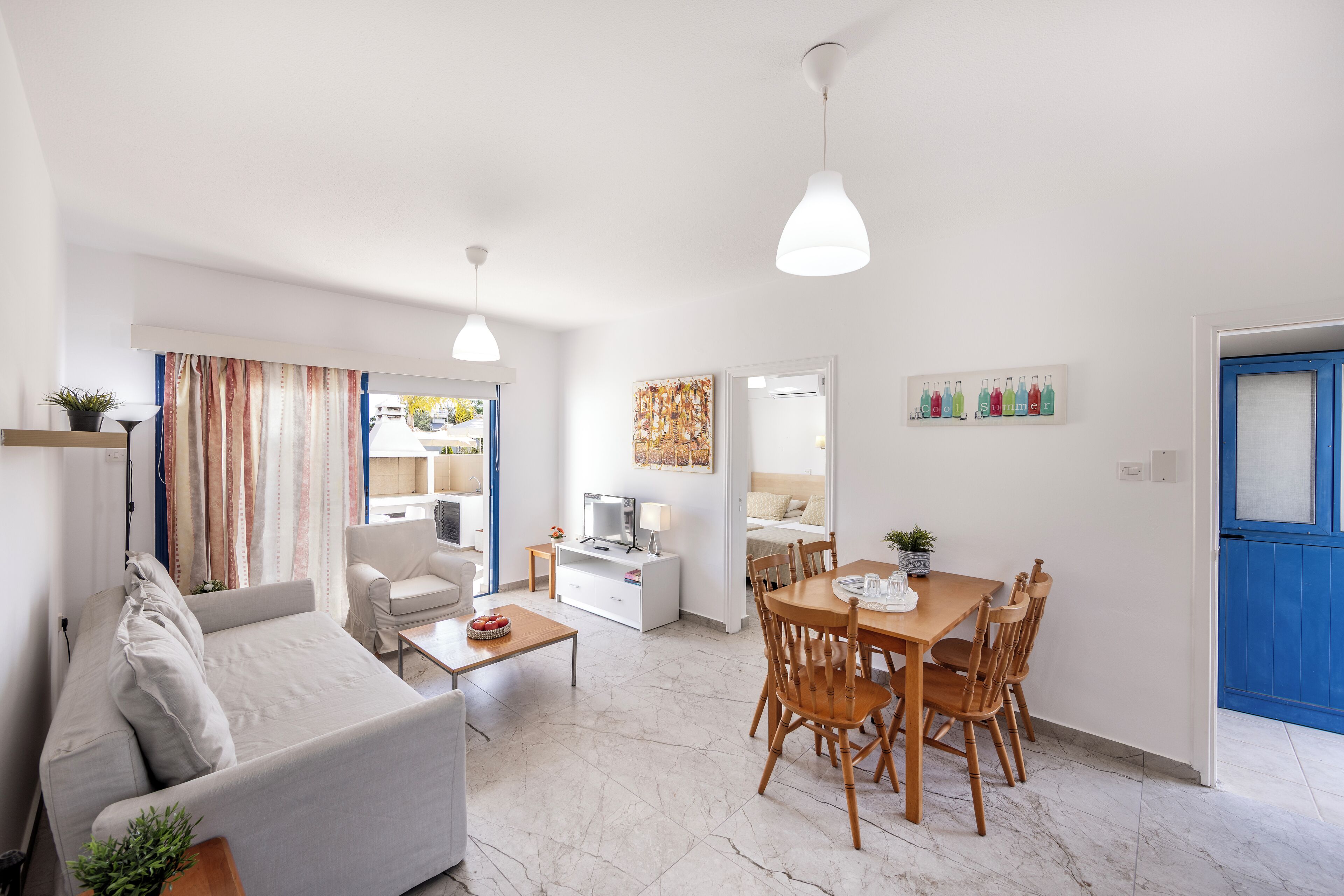 Apartment, 2 Bedrooms (8823) | Living area | Flat-screen TV
