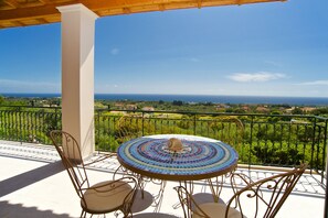 Blick von der Unterkunft