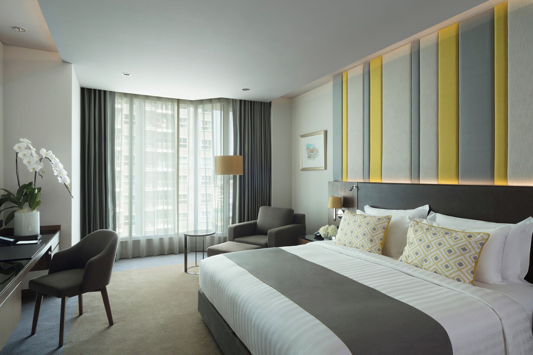 Minibar, in-room safe, desk, blackout curtains