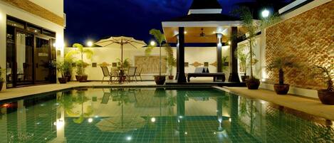 2 Bedrooms Private Pool Villa | Terrace/patio