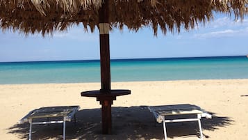 Beach nearby, white sand