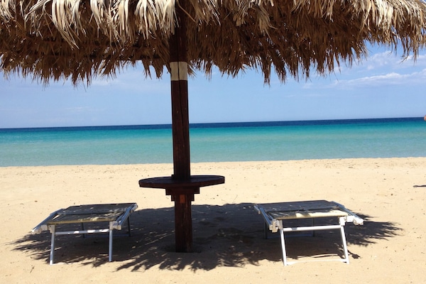 Beach nearby, white sand