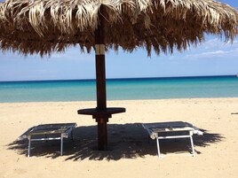 Beach nearby, white sand