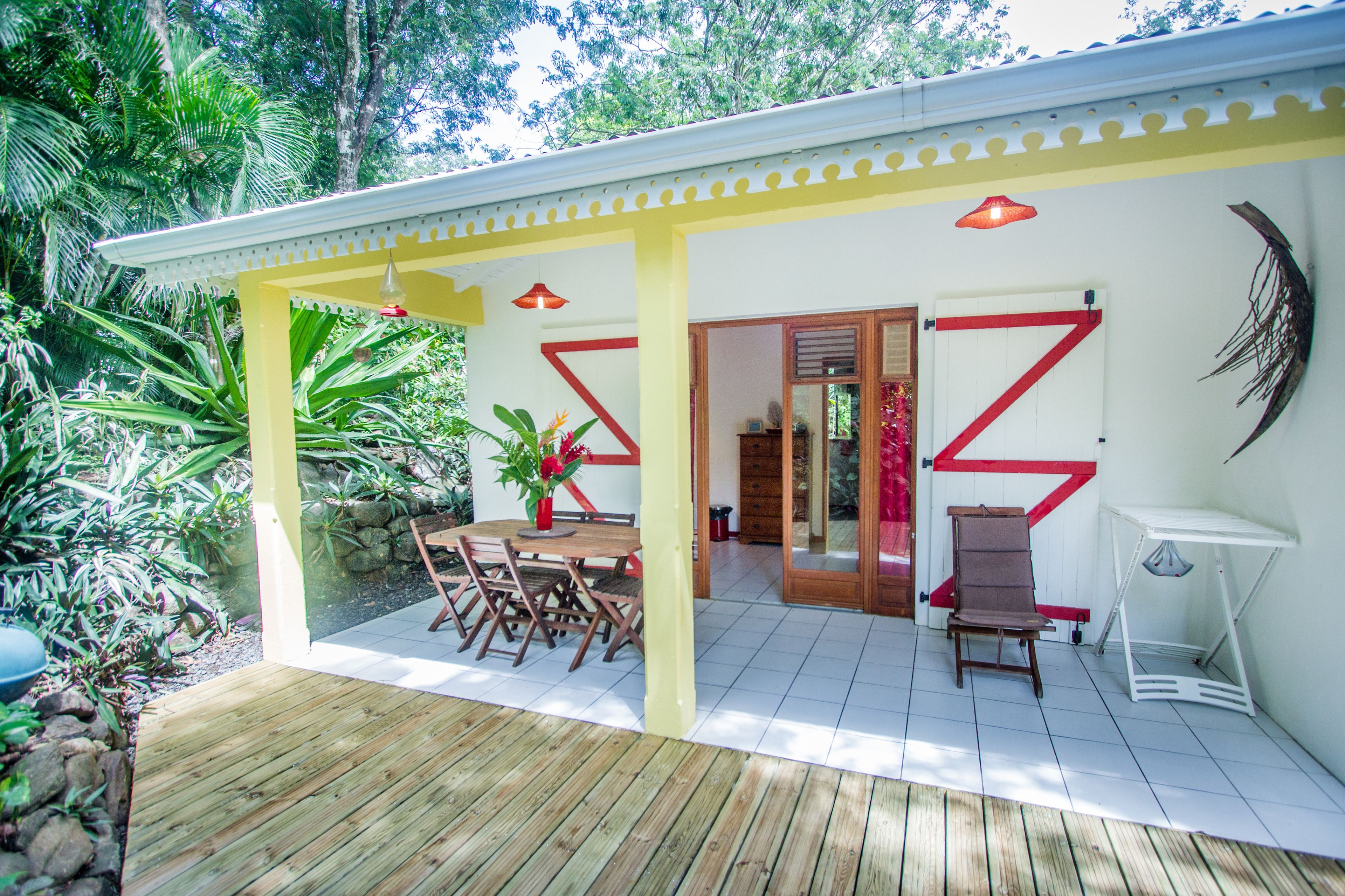 บังกะโล (Gite grand Charme avec Mezzanine) | ลานระเบียง/นอกชาน