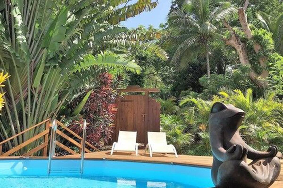 Villa cote Jardin avec piscine privee | View from room