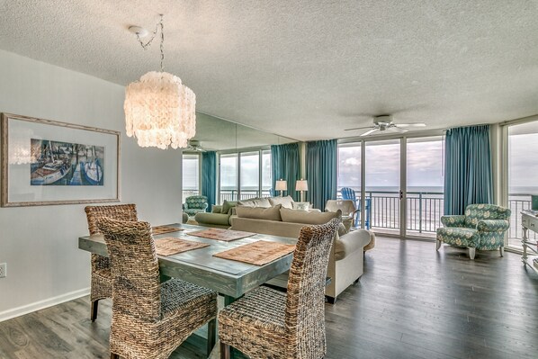 Panoramic Condo, 3 Bedrooms, Balcony, Ocean View | In-room dining - Windy Hill Dunes (North Myrtle Beach)