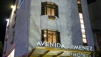 Front of property – evening/night