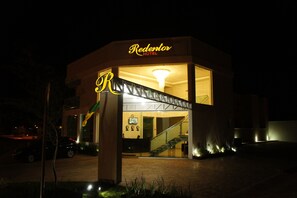 Front of property – evening/night