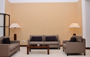 Sitteområde i lobbyen