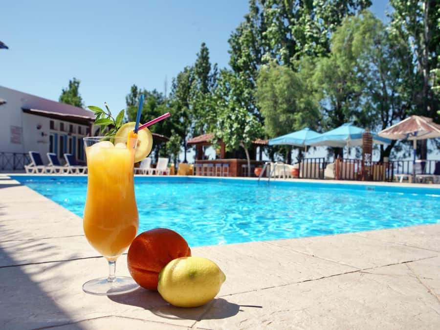 Seasonal outdoor pool