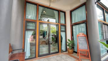 Overnatningsstedets facade