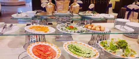 Gratis frukostbuffé varje dag