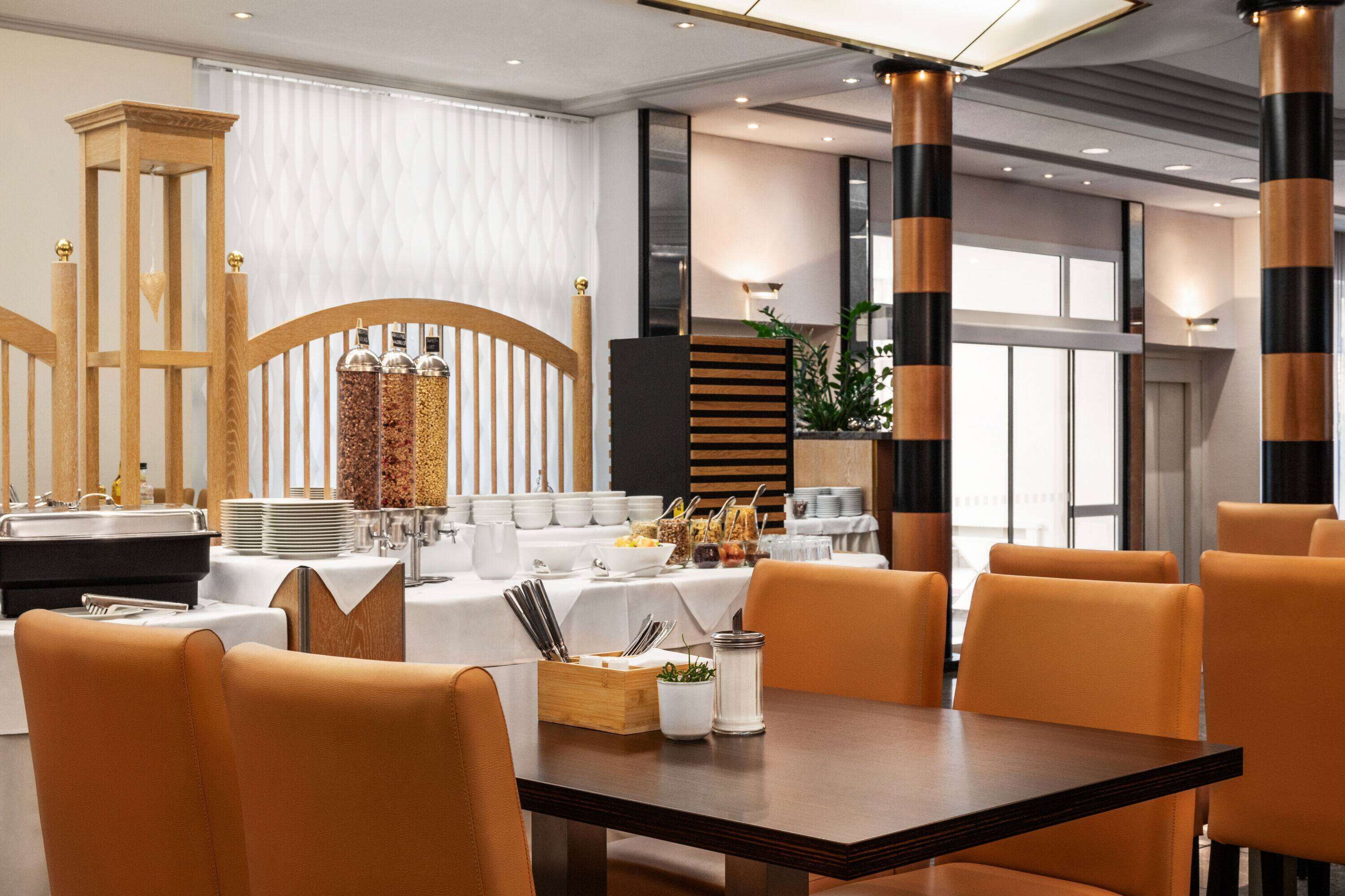 daily buffet breakfast (eur 15 per person)