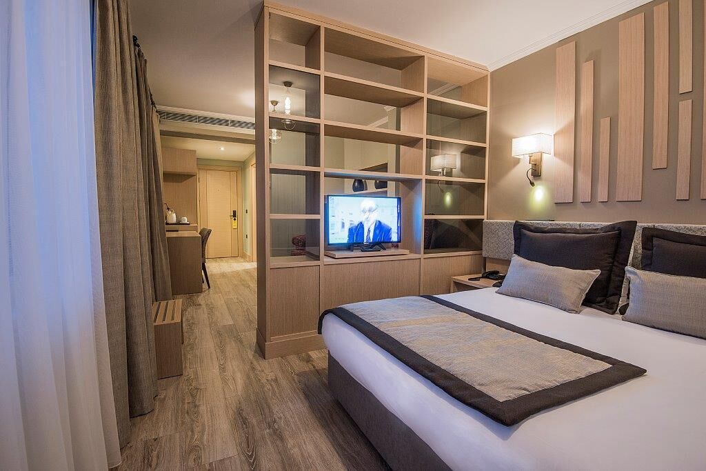 standard double or twin room, 1 double or 2 single beds, garden view | egyptian cotton sheets, premium bedding, down duvets, pillow-top beds