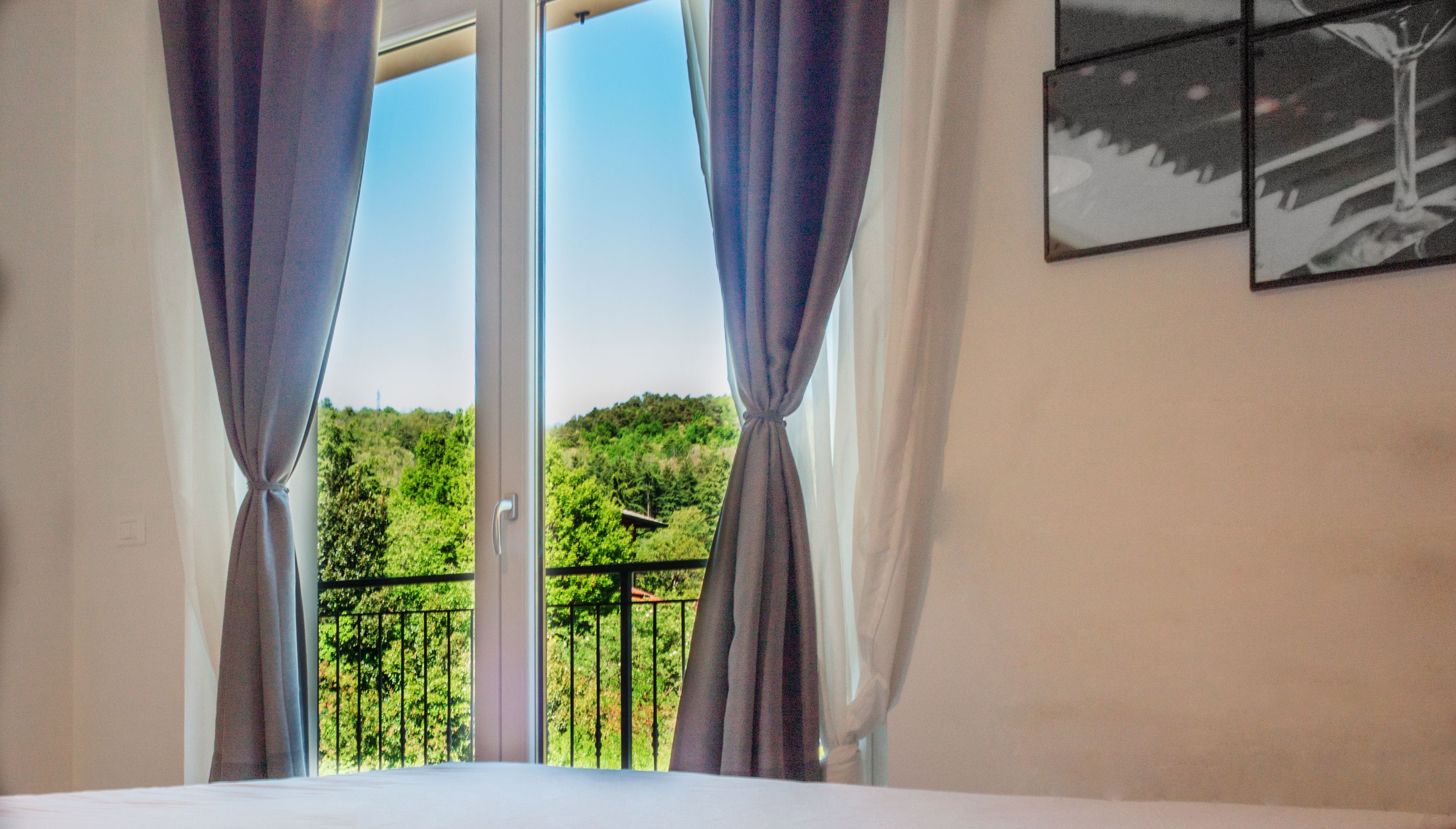 Blick von der Unterkunft