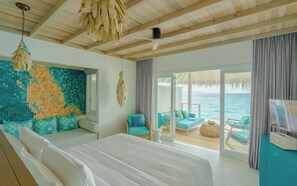 Ocean Pool Villa | Egyptian cotton sheets, premium bedding, down duvets, minibar - Finolhu, A Seaside Collection Resort, a Member of Design Hotels (Kanifushi)