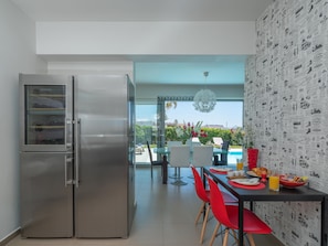 Villa, 3 Bedrooms, Beachfront | Private kitchen
