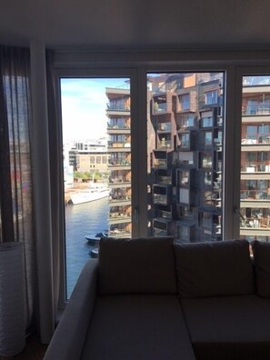 Apartment, 1 bedroom Tjuvholmen, Landgangen 3 (Towels/Sheets/Cleaning Excluded) | 客廳 | 電視