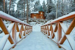 Cottage, 5 Bedrooms, Sauna (№4) | 1 bedroom, bed sheets - Lesnaya Skazka (Goncharovskoe)