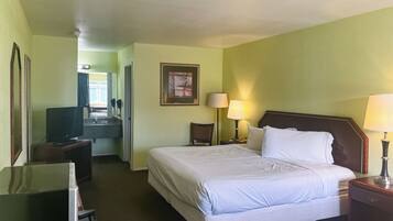 Una scrivania, lenzuola