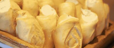 A tray of pastries.