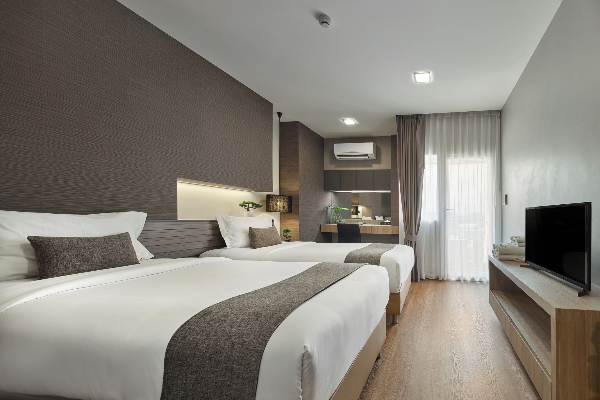 Deluxe Twin Room | Caja fuerte, escritorio, wifi gratis